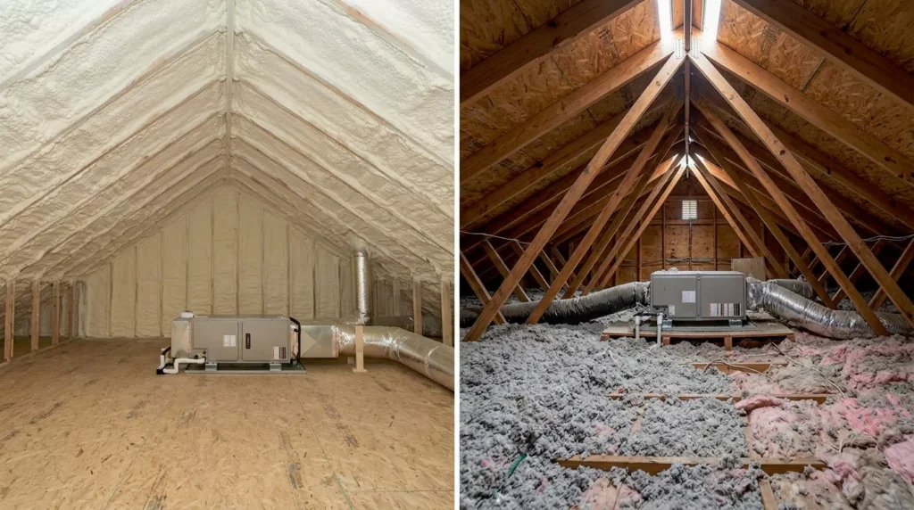 conditioned-vs-unconditioned-attic