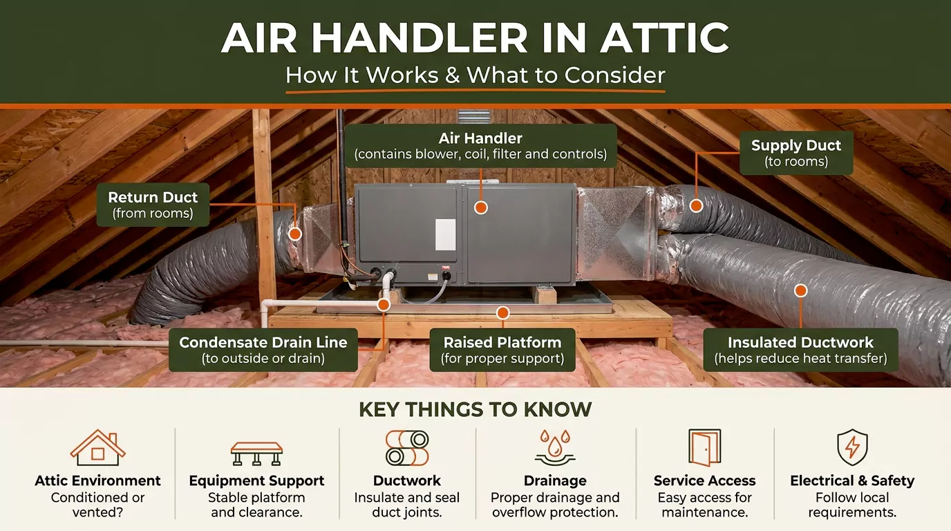 Air Handler in Attic: Is It a Good Idea?