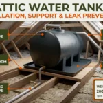 Attic Water Tanks Installation, Support, and Leak Prevention