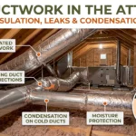 Ductwork in the Attic Insulation, Leaks, and Condensation