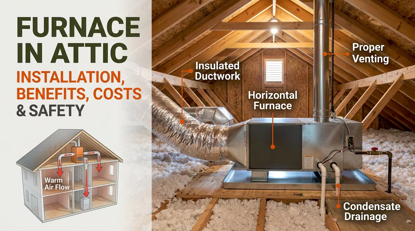 Furnace in Attic: Installation, Benefits, Costs & Safety
